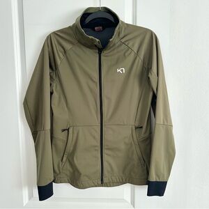 Kari Traa Women’s Olive Lightweight Athletic Running Jacket